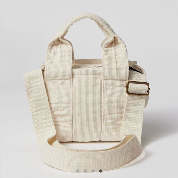 NWT BDG Serena Corduroy Mini Tote Bag (tan) - Picture 4 of 7